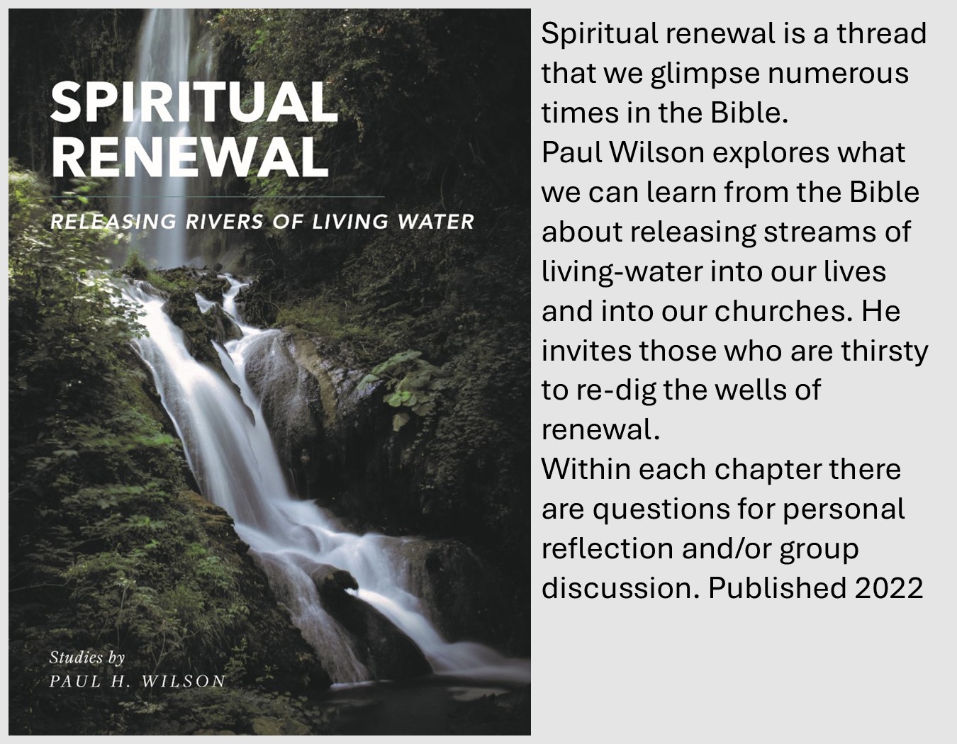 Spiritual Renewal Front.Words.